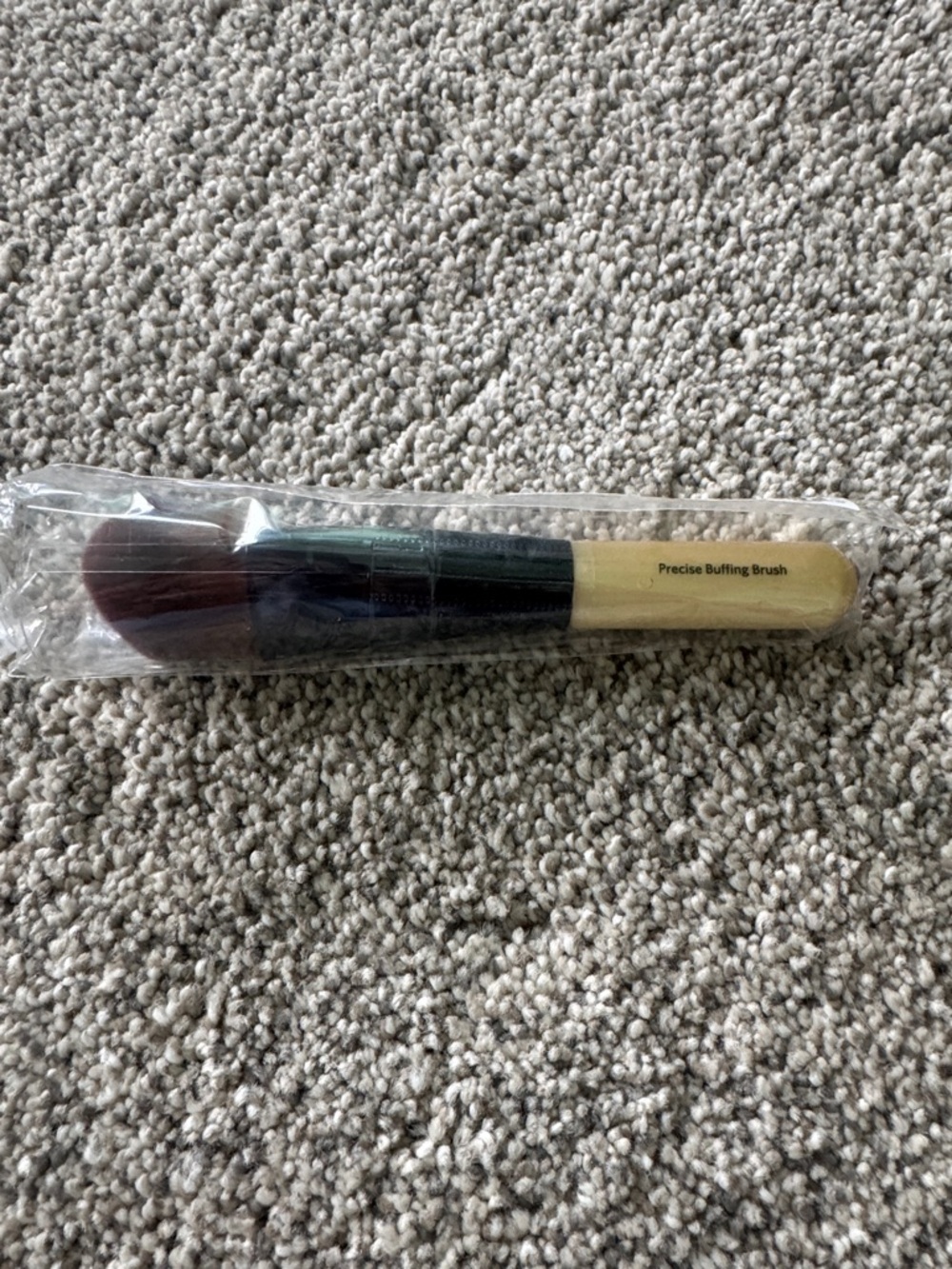 Bobbi Brown Precise Buffing Brush - Cream Handle, Burgundy Bristles